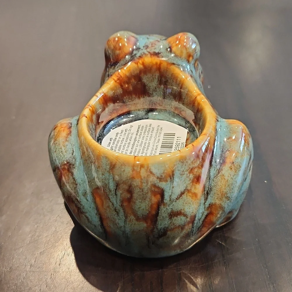 PIER 1 Import Frog Tealite Holder, NEW - Picture 3 of 16